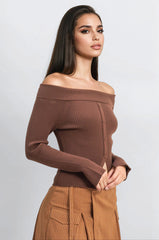 Ribbed Off-The-Shoulder Sweater-Knit Top | Forever 21 Womens