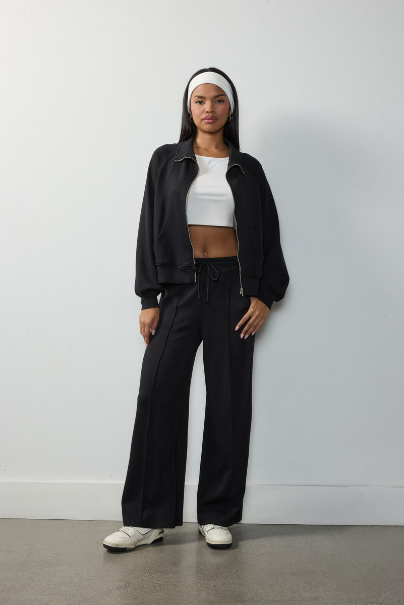 Scuba Zip-Front Jacket | Forever 21 Womens
