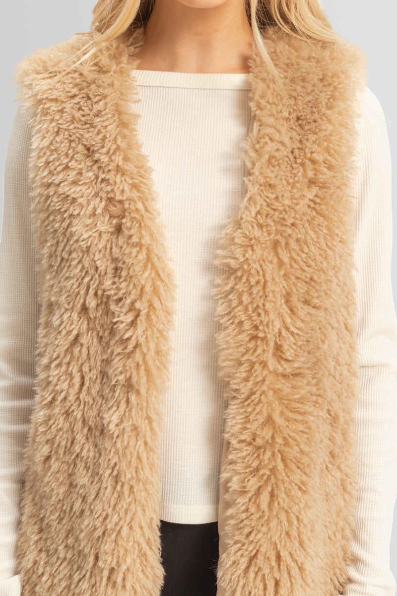 Fuzzy Longline Vest | Forever 21 Womens