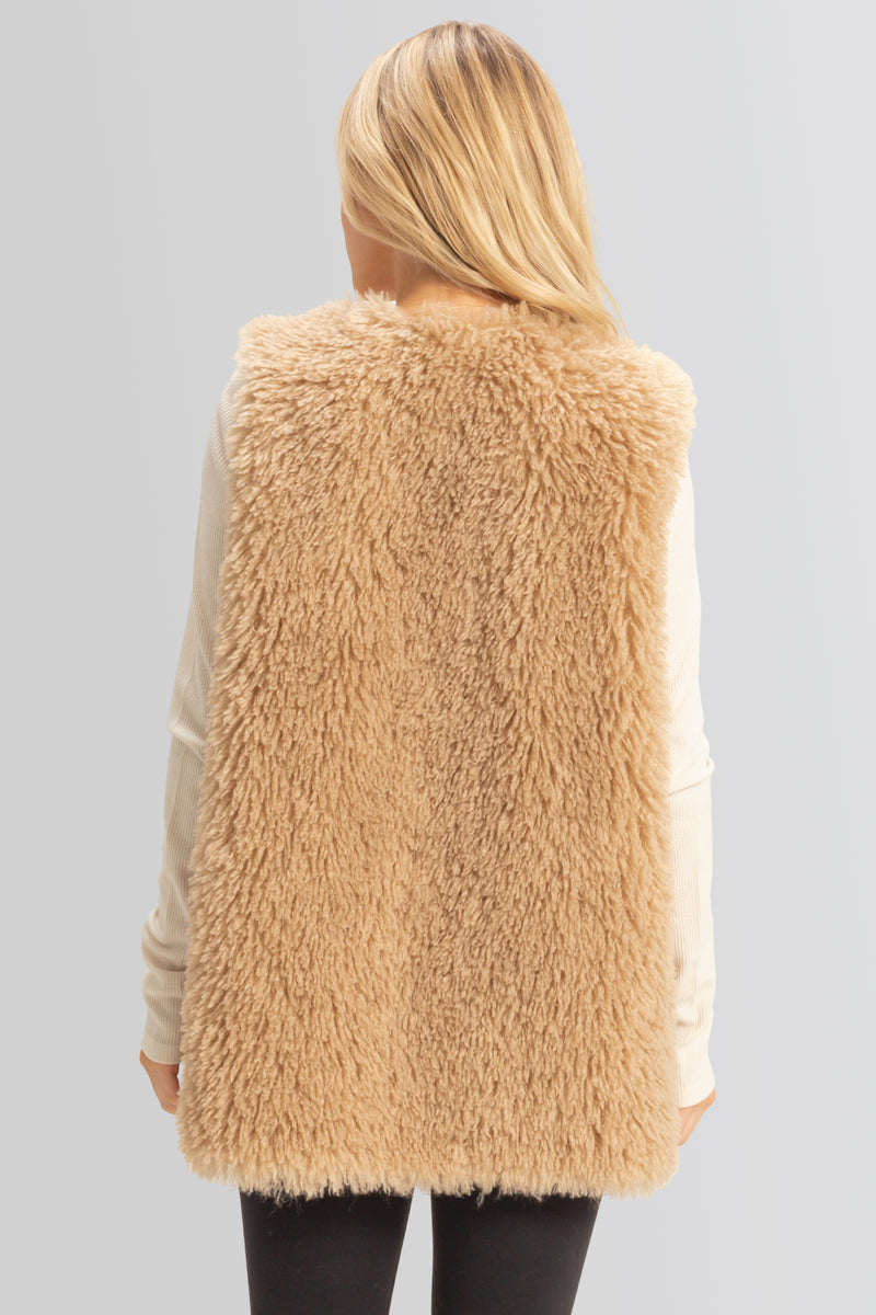 Fuzzy Longline Vest | Forever 21 Womens