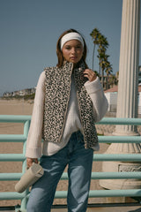 Leopard Print Zip-Front Vest | Forever 21 Womens