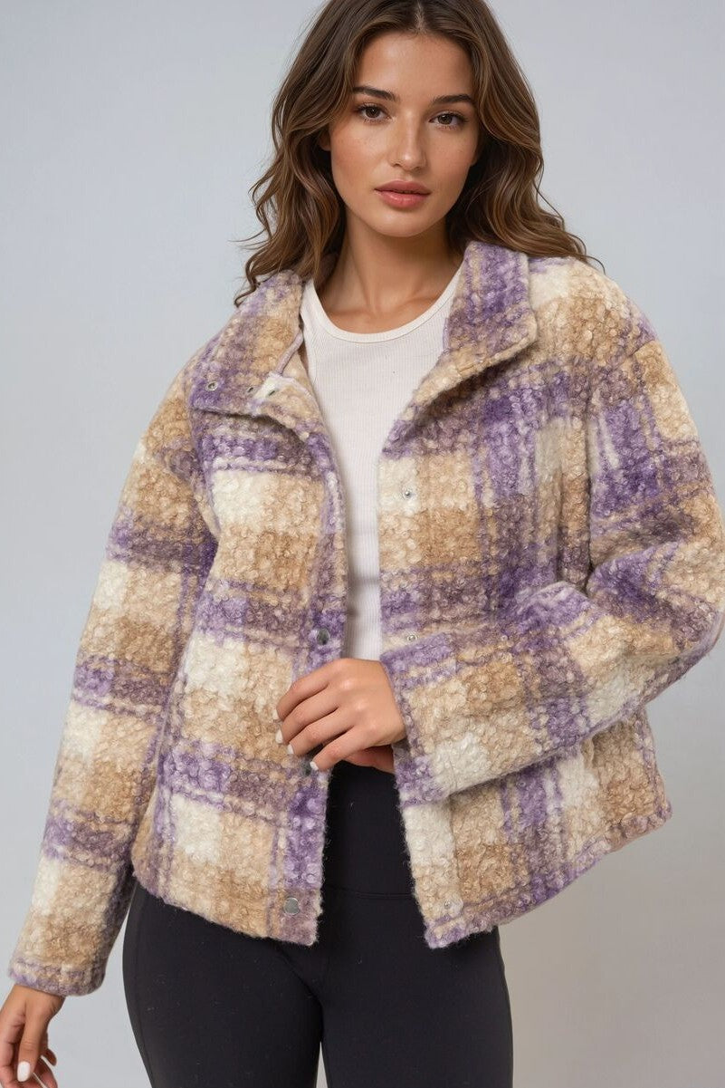 Plaid Boucle Jacket | Forever 21 Womens