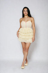 Strapless Lace Fit & Flare Mini Dress | Forever 21 Womens