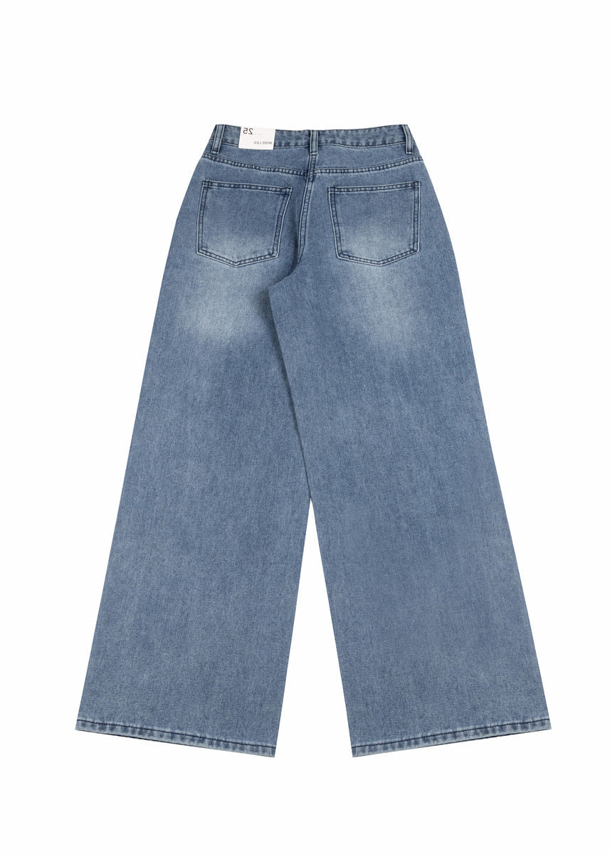 Wide-Leg Rhinestone Jeans | Forever 21 Womens