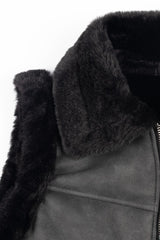 Faux Leather & Shearling Vest | Forever 21 Womens