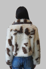 Faux Fur Cow Print Jacket | Forever 21 Womens