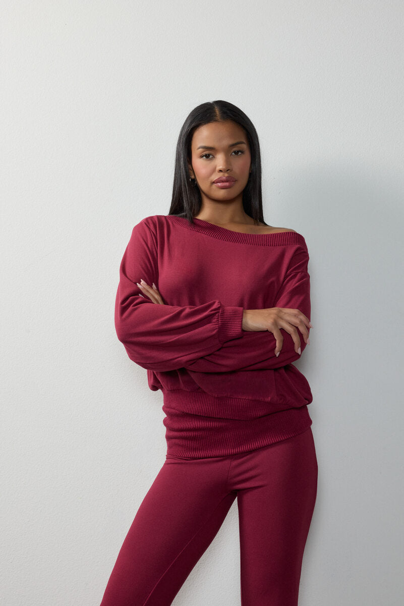 Off-The-Shoulder Top & Flare Pants Set | Forever 21 Womens
