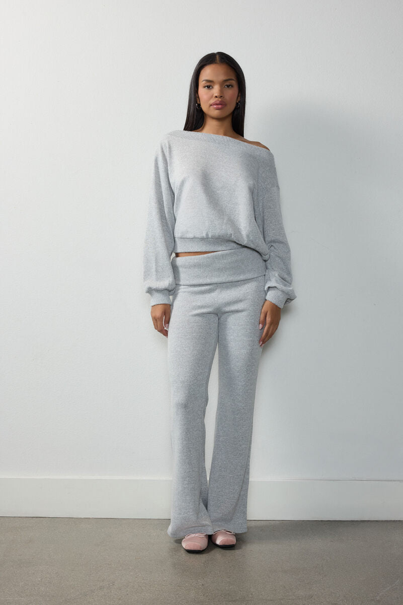 Off-The-Shoulder Top & Flare Pants Set | Forever 21 Womens