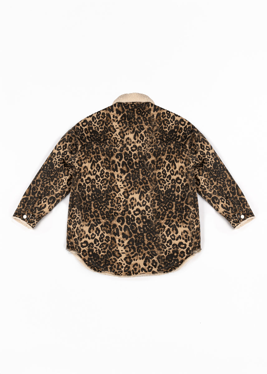 Leopard Print Faux Shearling Shacket | Forever 21 Womens