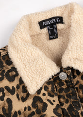 Leopard Print Faux Shearling Shacket | Forever 21 Womens