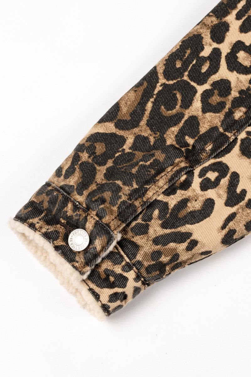 Leopard Print Faux Shearling Shacket | Forever 21 Womens