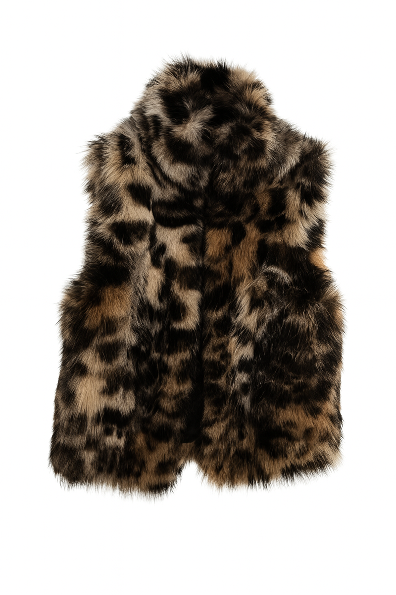 Leopard Print Faux Fur Vest | Forever 21 Womens