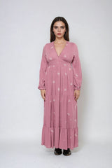 Floral-Embroidered Tiered Maxi Dress | Forever 21 Womens