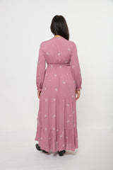 Floral-Embroidered Tiered Maxi Dress | Forever 21 Womens