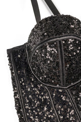 Sequin Bustier Sleeveless Top | Forever 21 Womens