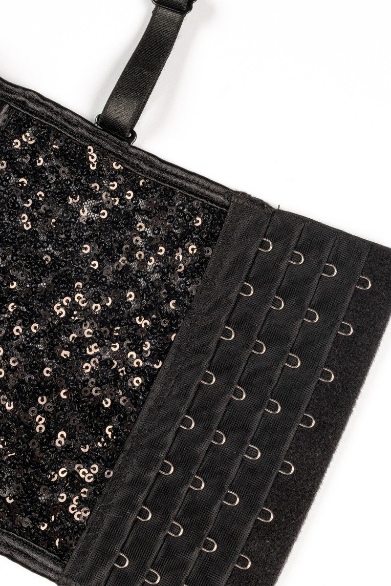 Sequin Bustier Sleeveless Top | Forever 21 Womens