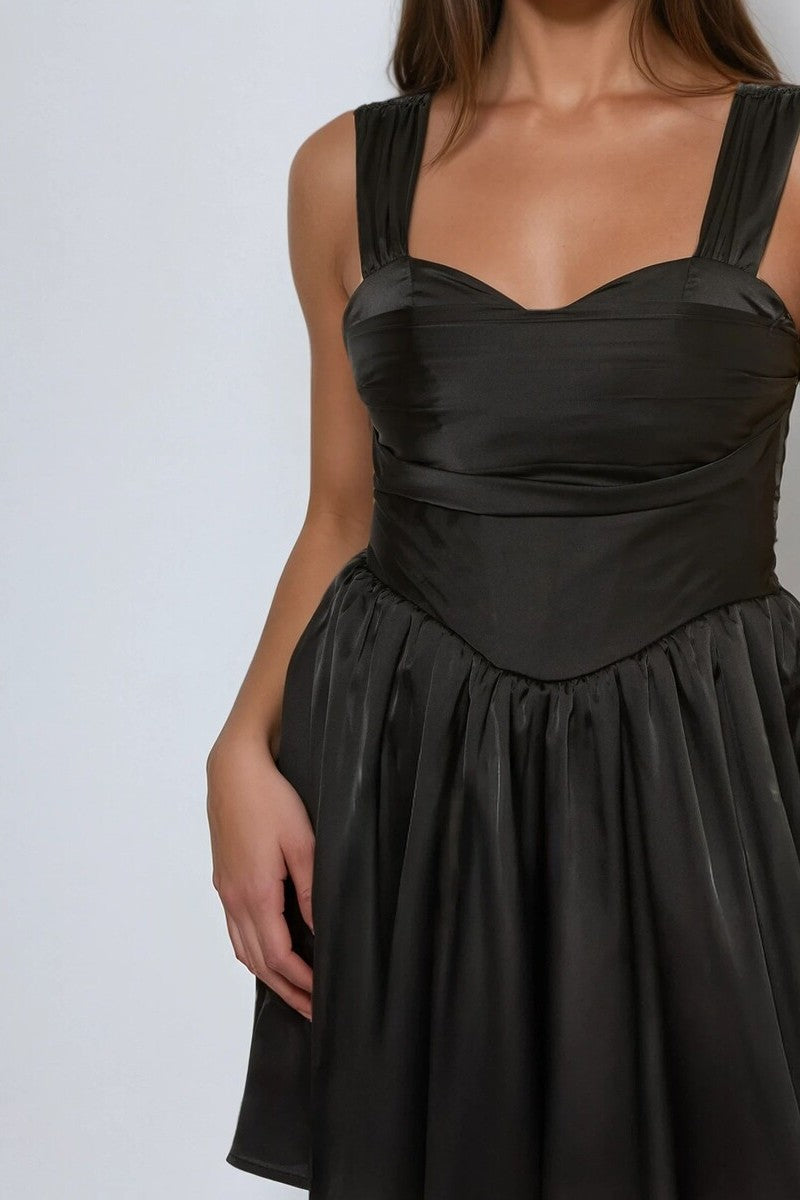 Satin Sweetheart Mini Dress | Forever 21 Womens