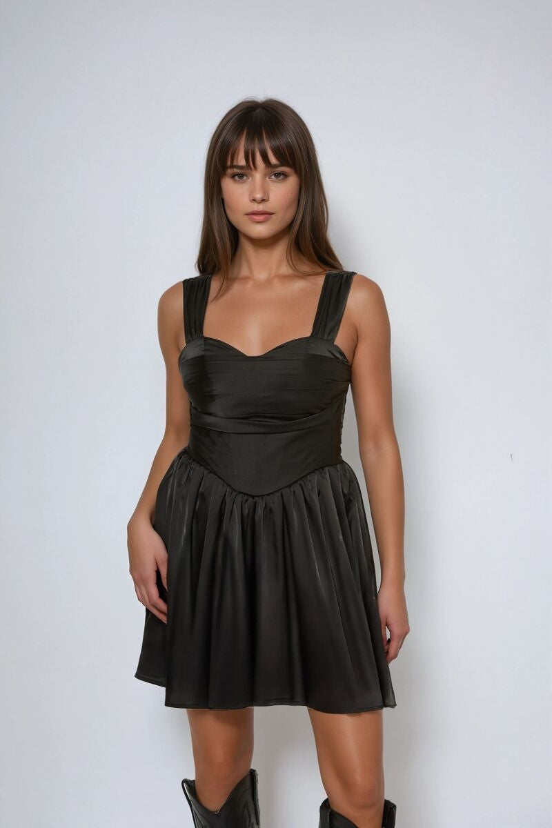 Satin Sweetheart Mini Dress | Forever 21 Womens