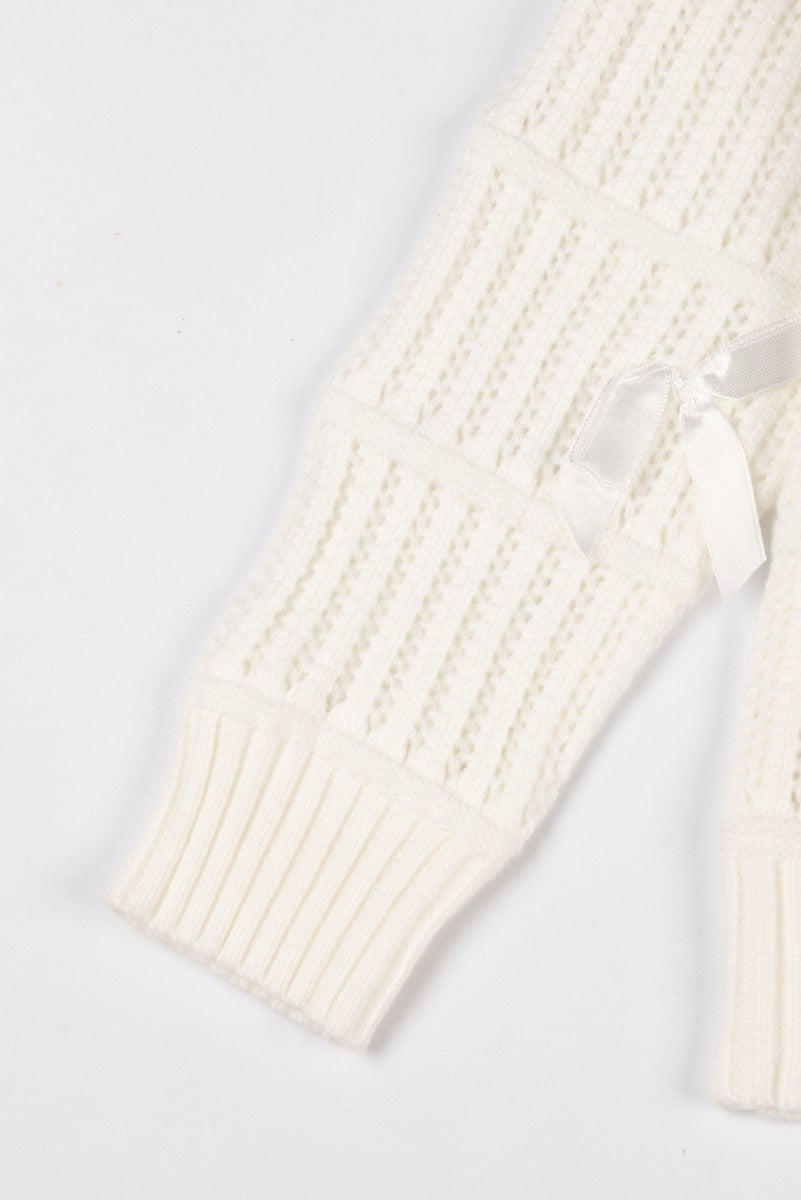 Ribbon Bow Cropped Sweater | Forever 21 Womens