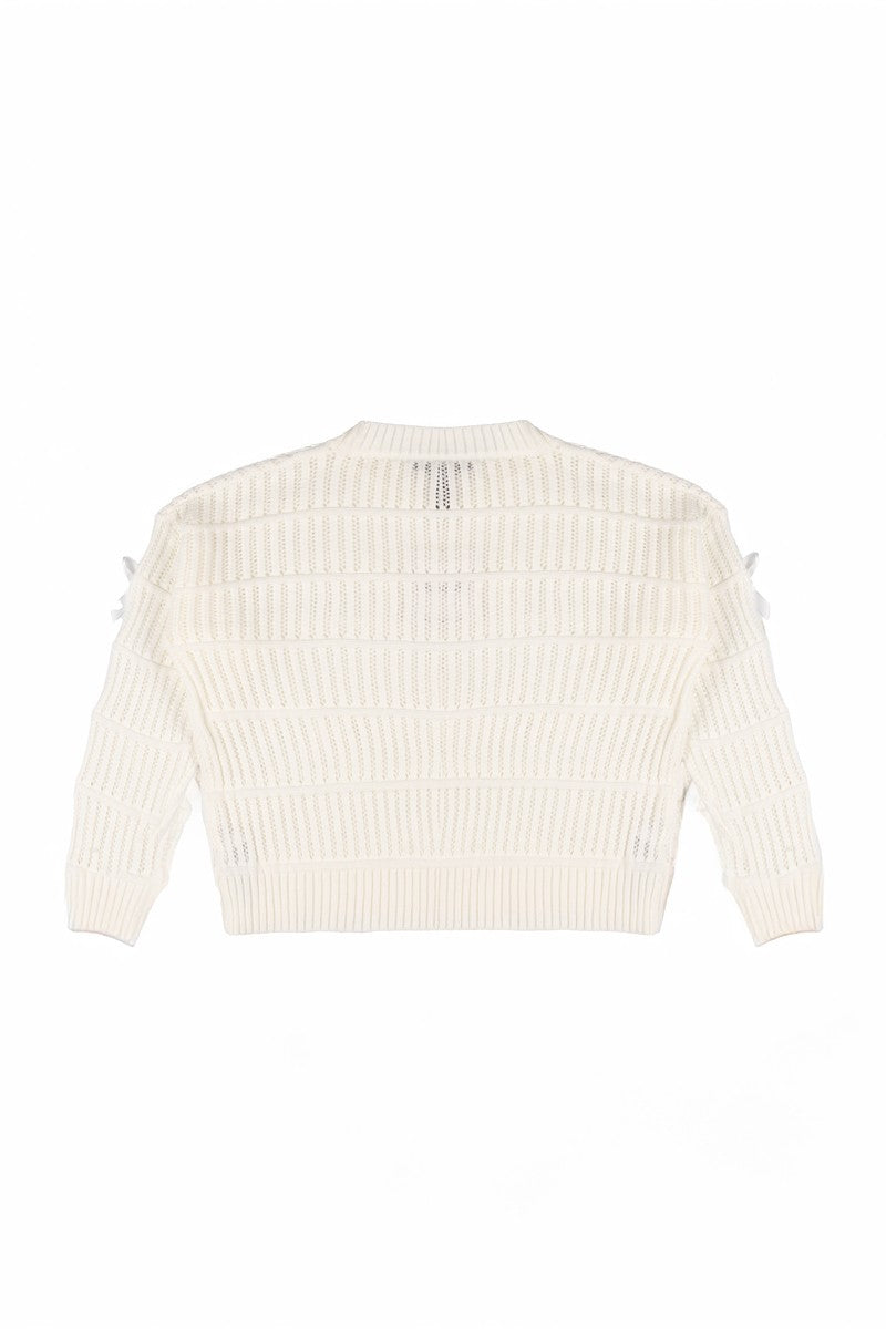 Ribbon Bow Cropped Sweater | Forever 21 Womens