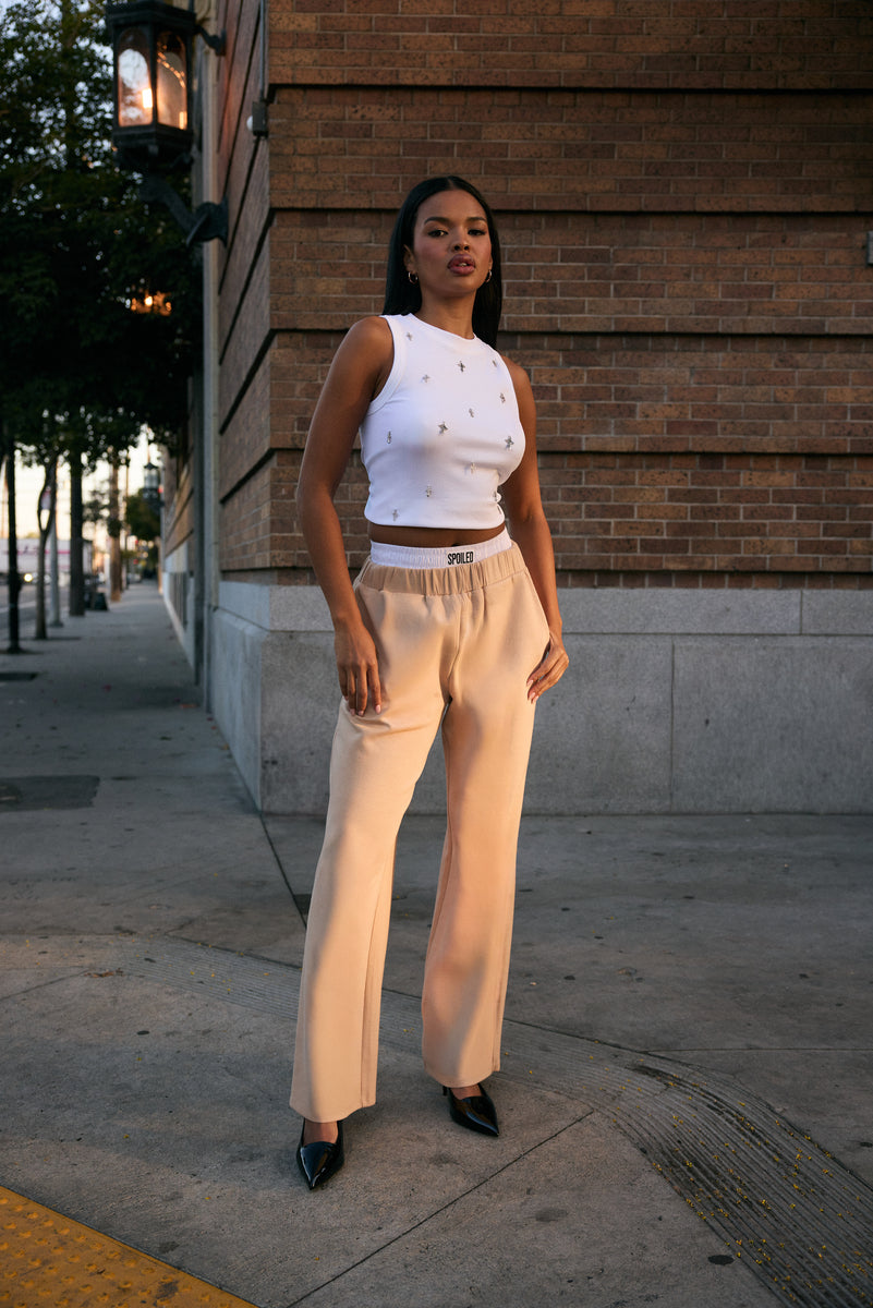 Ponte-Knit Straight-Leg Pants | Forever 21 Womens