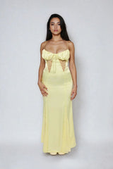 Satin Lace-Panel Maxi Dress | Forever 21 Womens