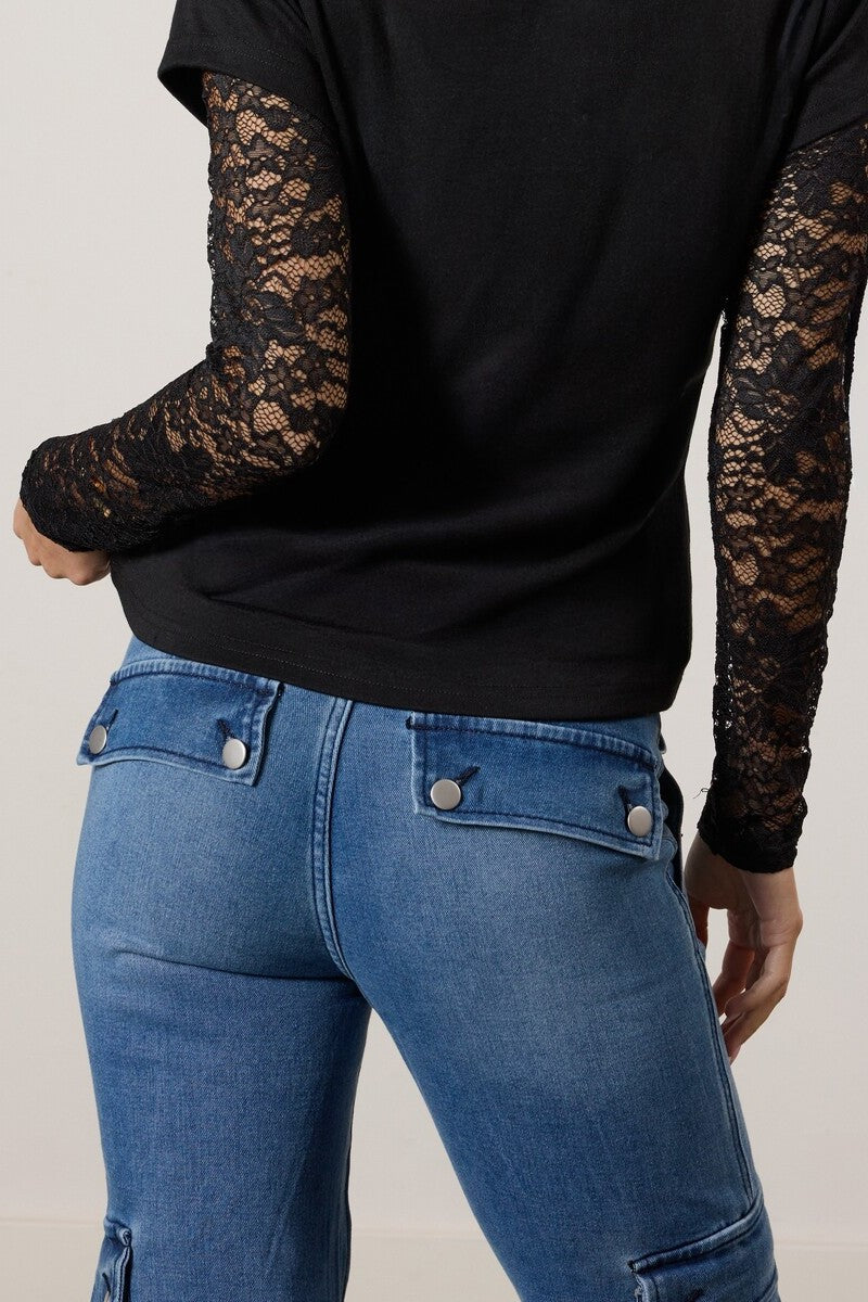 Flared Cargo Jeans | Forever 21 Womens