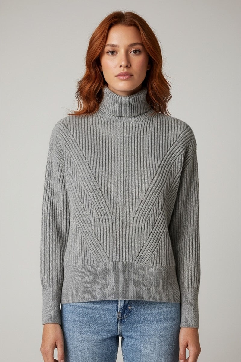 Chunky Ribbed Turtleneck Sweater | Forever 21 Womens