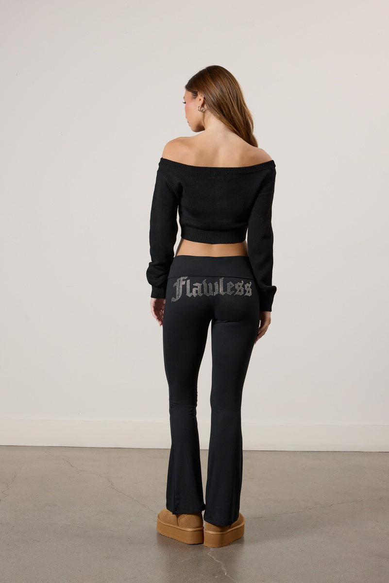 Flawless Foldover Flare Leggings | Forever 21 Womens
