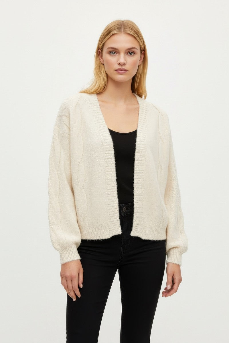 Fuzzy Open-Front Cardigan Sweater | Forever 21 Womens