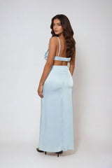 Satin Cowl Neck Maxi Dress | Forever 21 Womens
