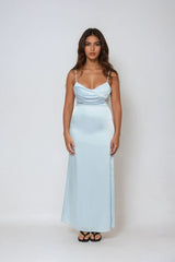 Satin Cowl Neck Maxi Dress | Forever 21 Womens