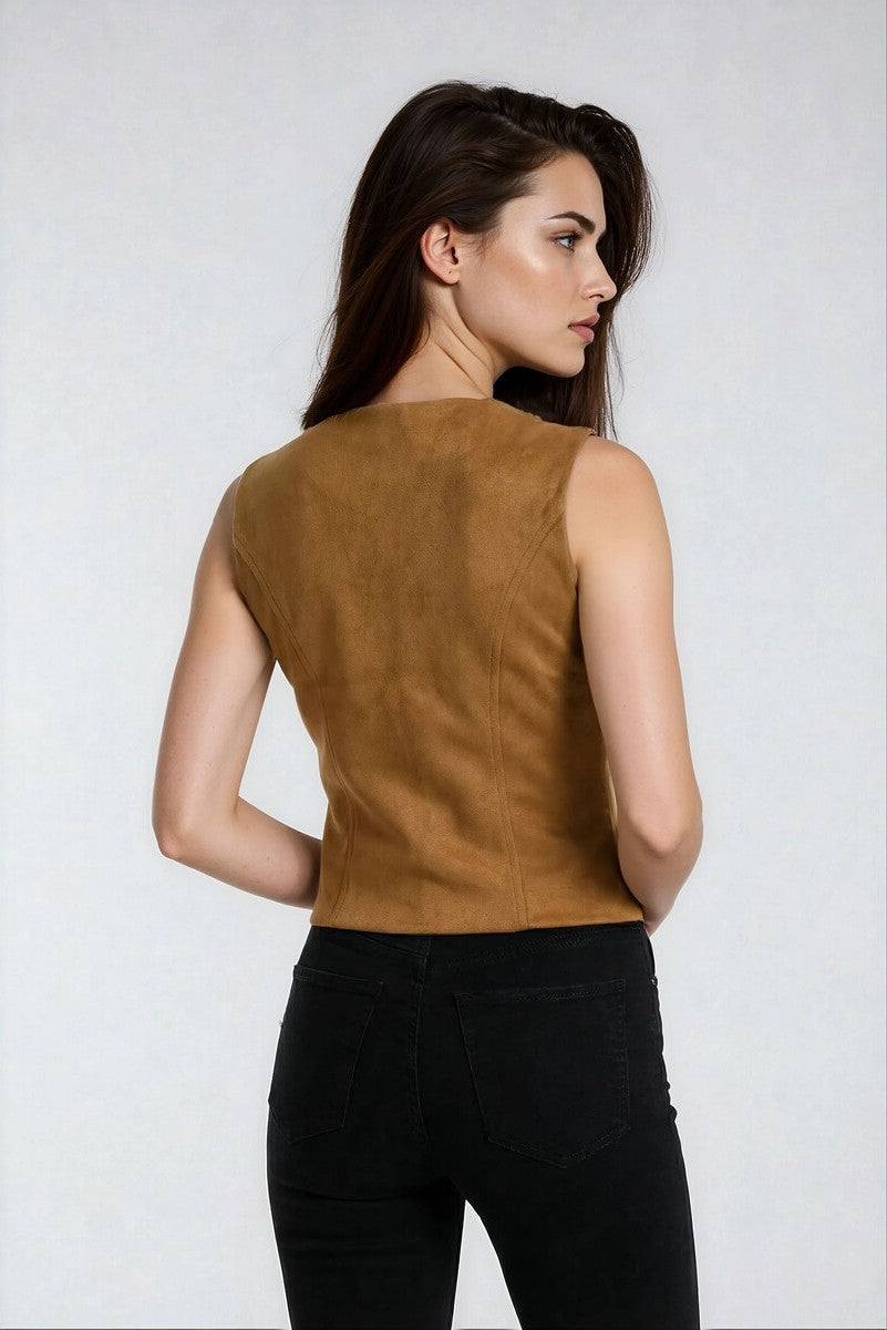 Faux Suede Lace-Up Corset Top | Forever 21 Womens