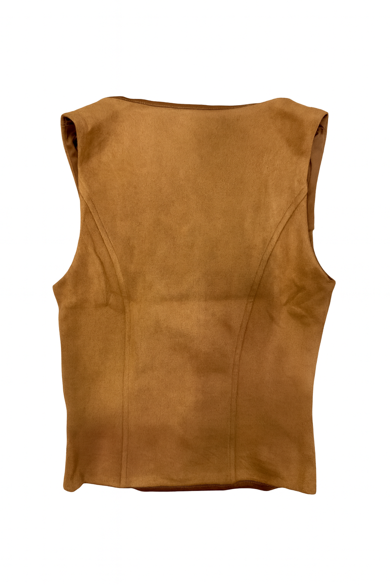 Faux Suede Lace-Up Corset Top | Forever 21 Womens