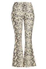 Snake Print Flare Pants | Forever 21 Womens
