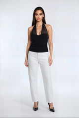 Mesh Sweetheart Cropped Halter Top | Forever 21 Womens