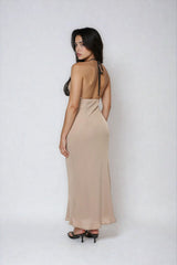 Lace Halter Crepe Maxi Dress | Forever 21 Womens