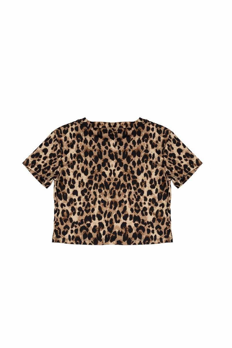 Leopard Print Baby Tee | Forever 21 Womens