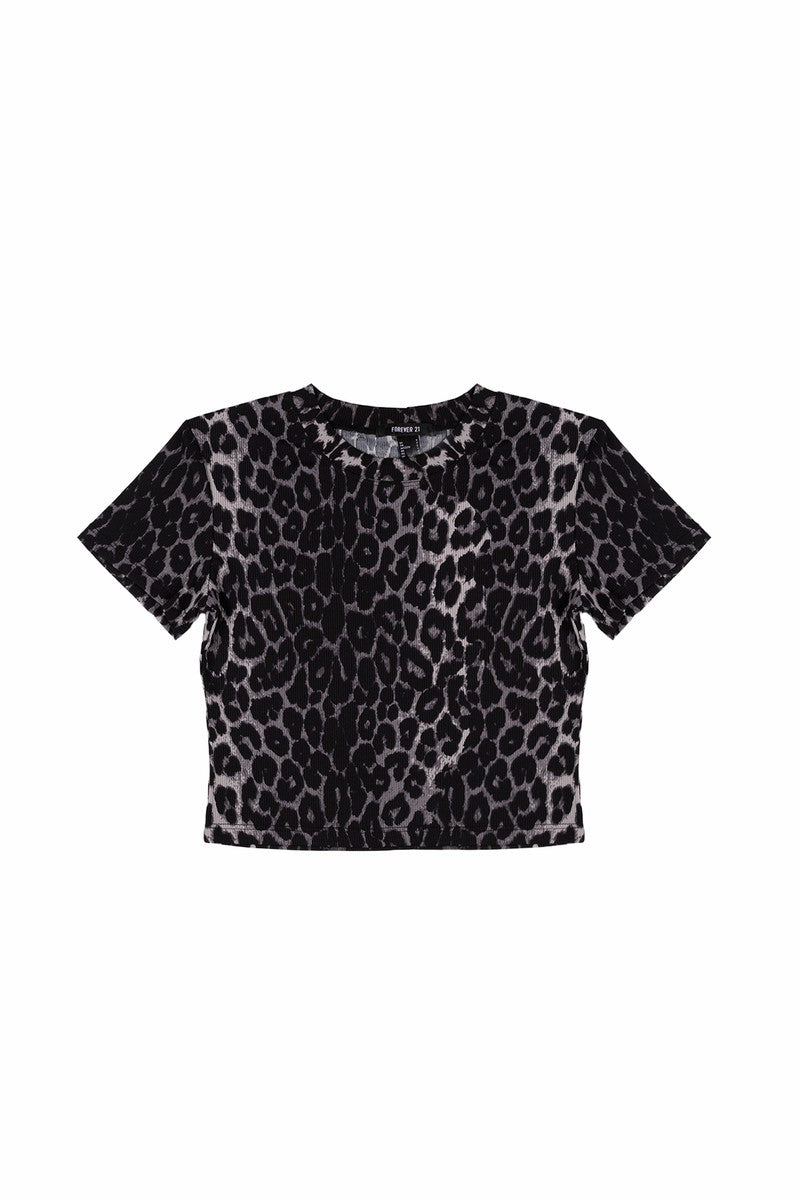 Leopard Print Baby Tee | Forever 21 Womens