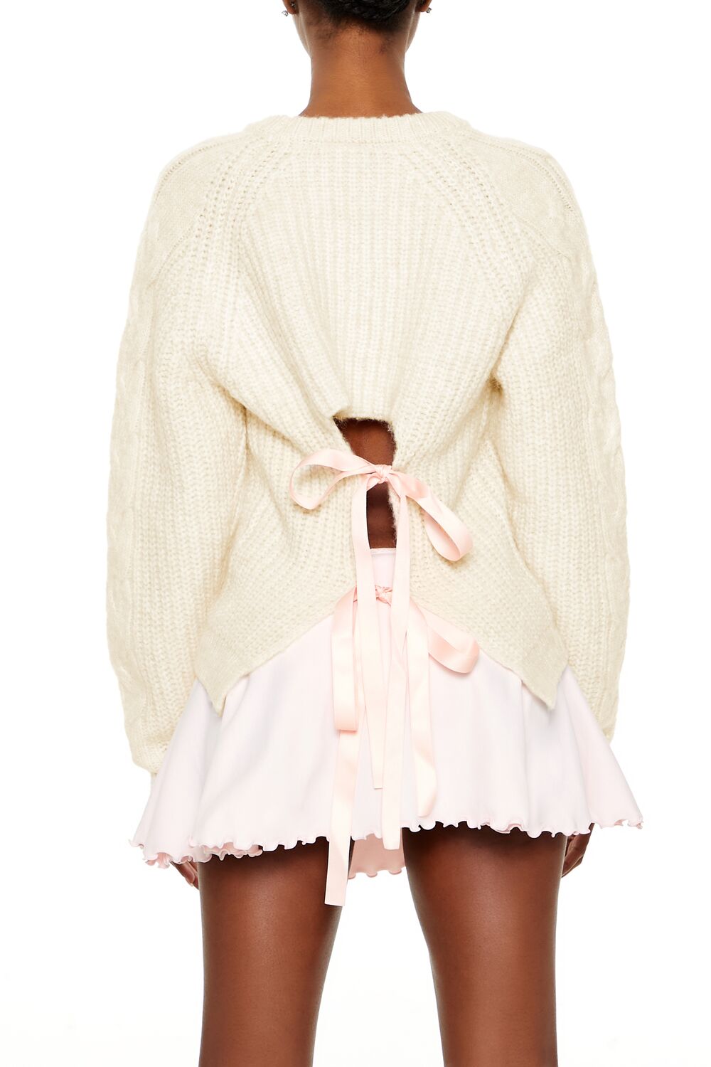 Tie-Back Bow Sweater | Forever 21 Womens