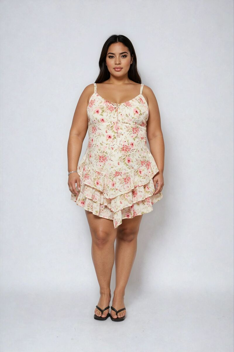 Plus Size Floral Ruffled Mini Dress | Forever 21 Womens