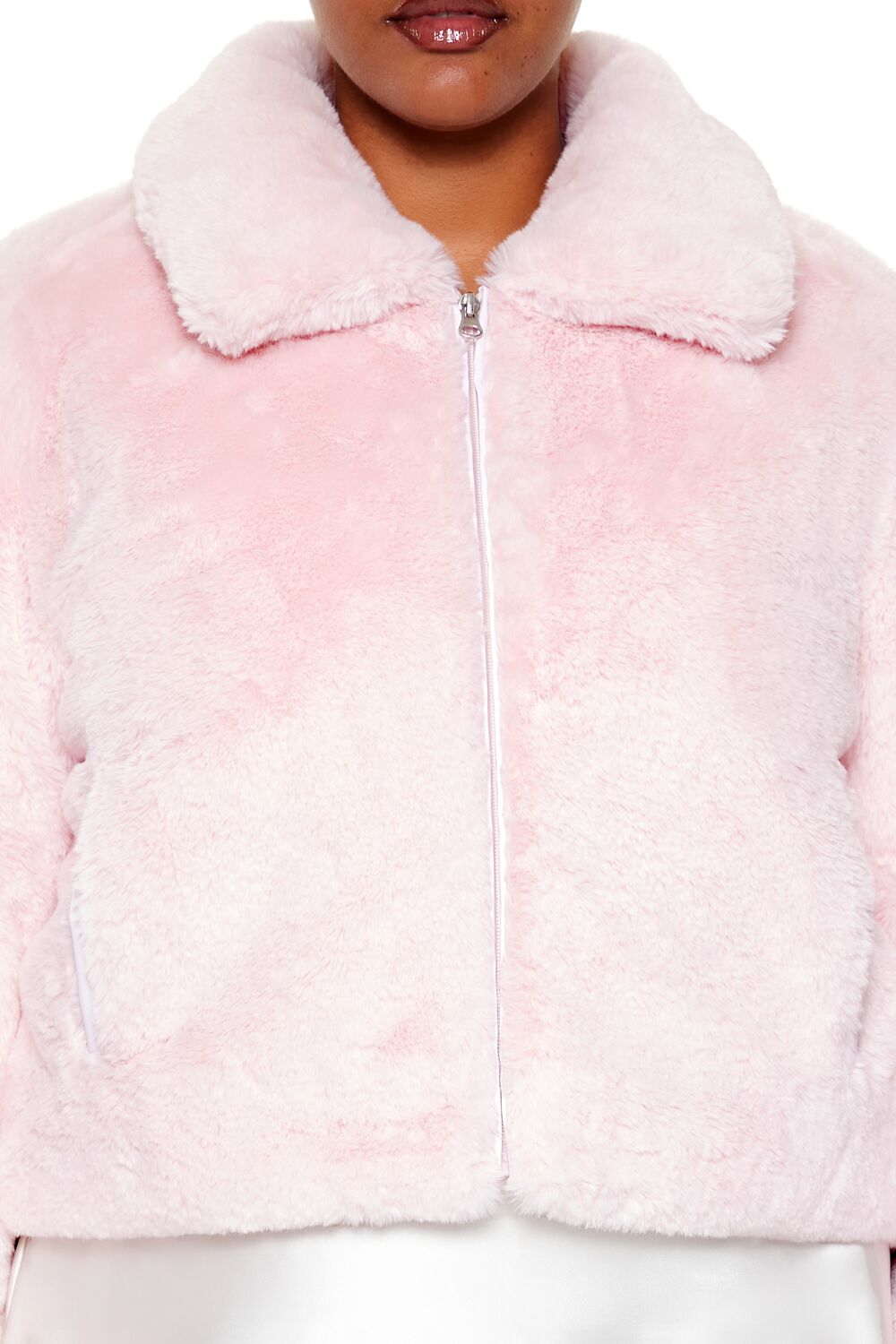 Plus Size Faux Fur Zip-Up Coat | Forever 21 Womens