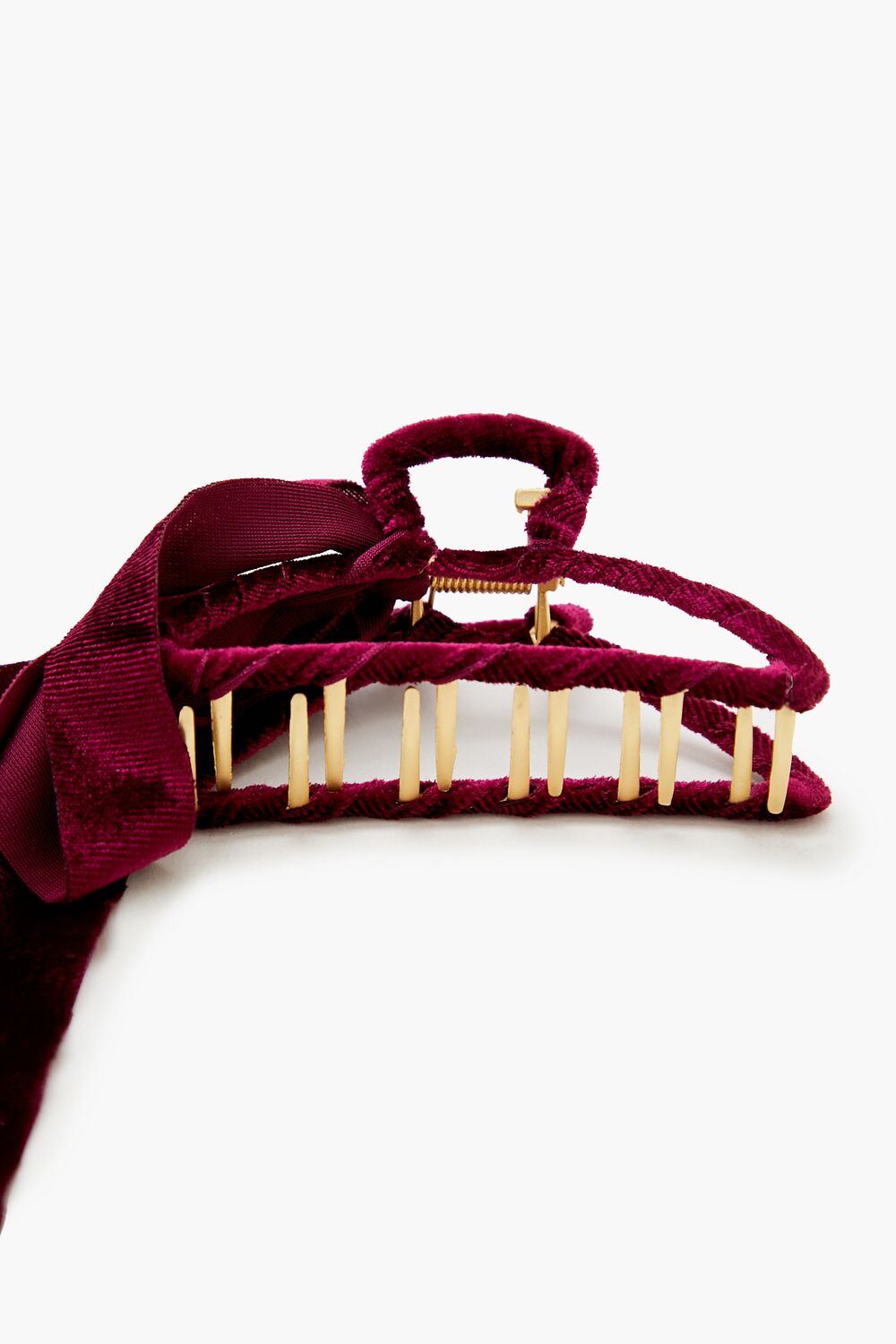 Velvet Bow Claw Hair Clip | Forever 21 Womens