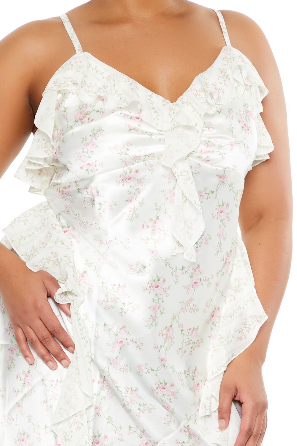 Plus Size Floral Mini Slip Dress | Forever 21 Womens
