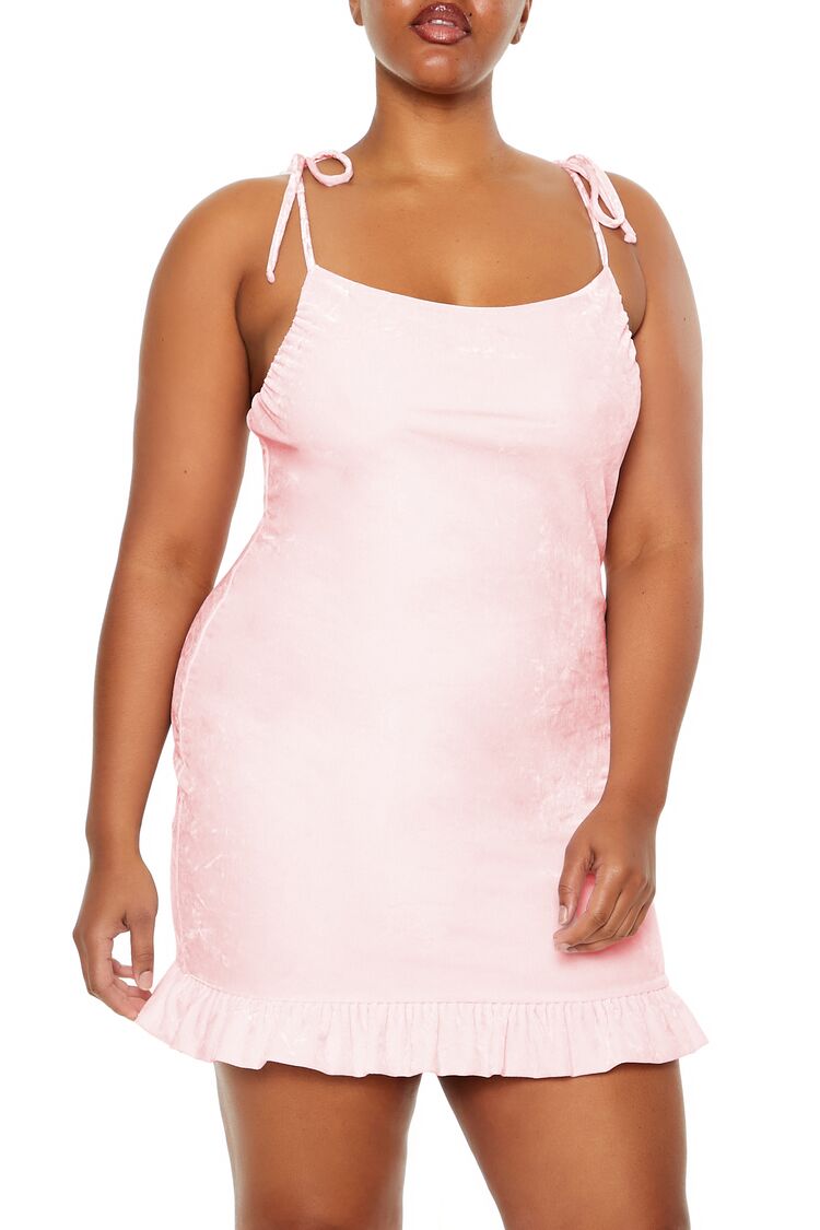 Plus Size Tie-Strap Mini Dress | Forever 21 Womens
