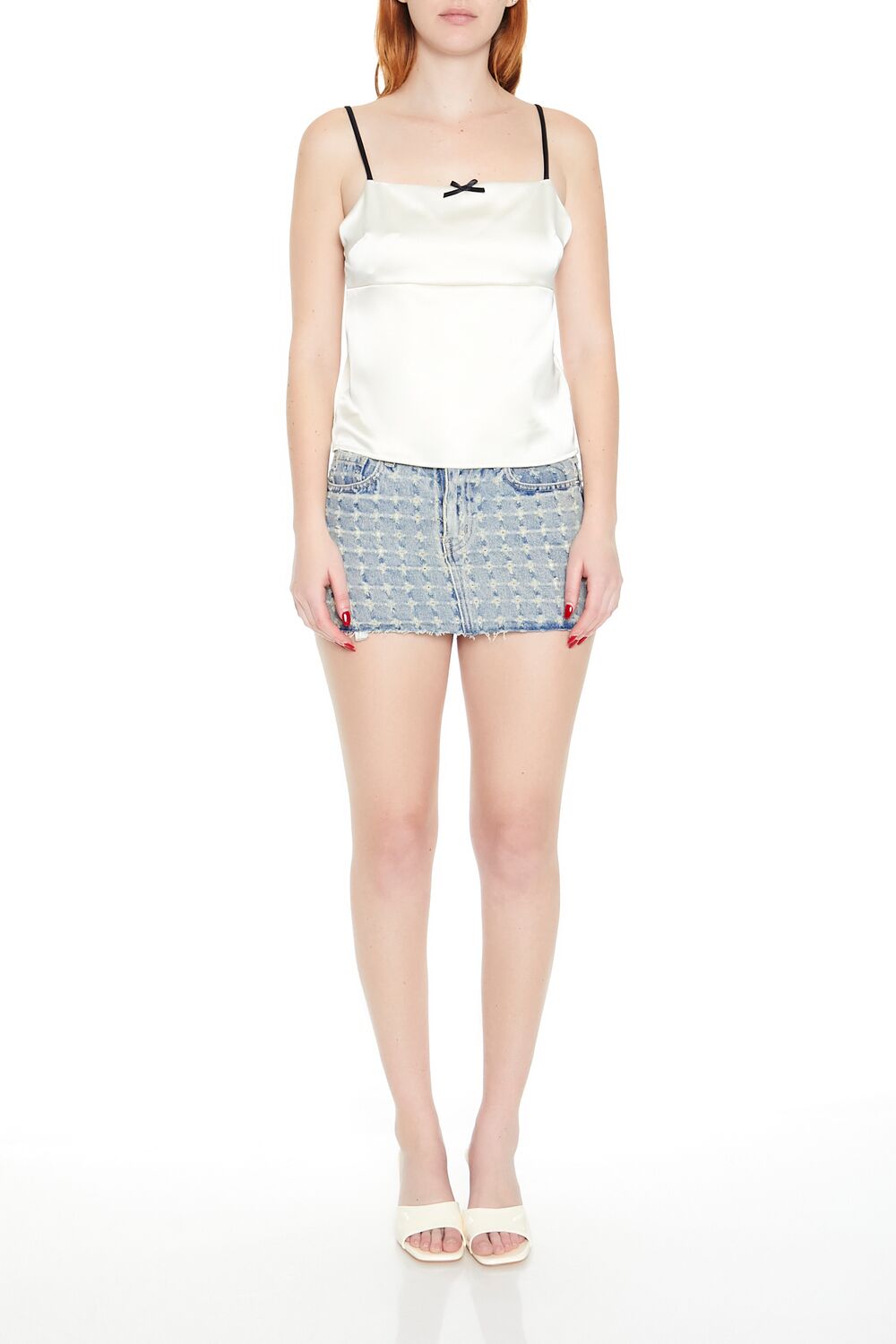 Satin Tie-Back Bow Cami | Forever 21 Womens
