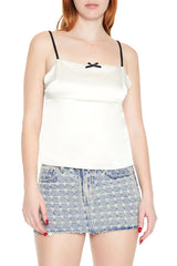 Satin Tie-Back Bow Cami | Forever 21 Womens
