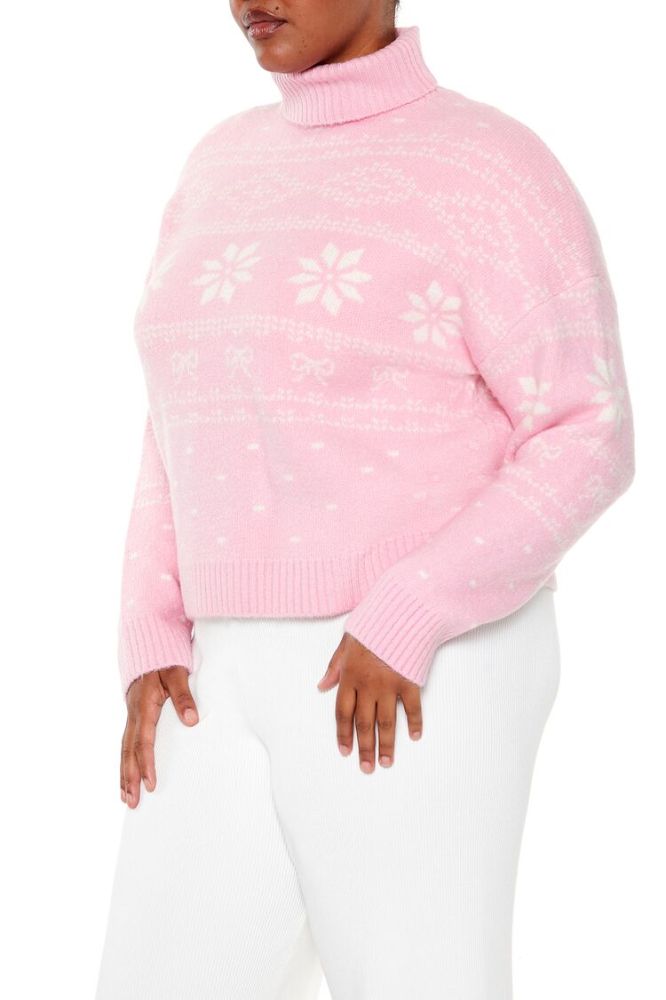 Plus Size Turtleneck Fair Isle Sweater | Forever 21 Womens