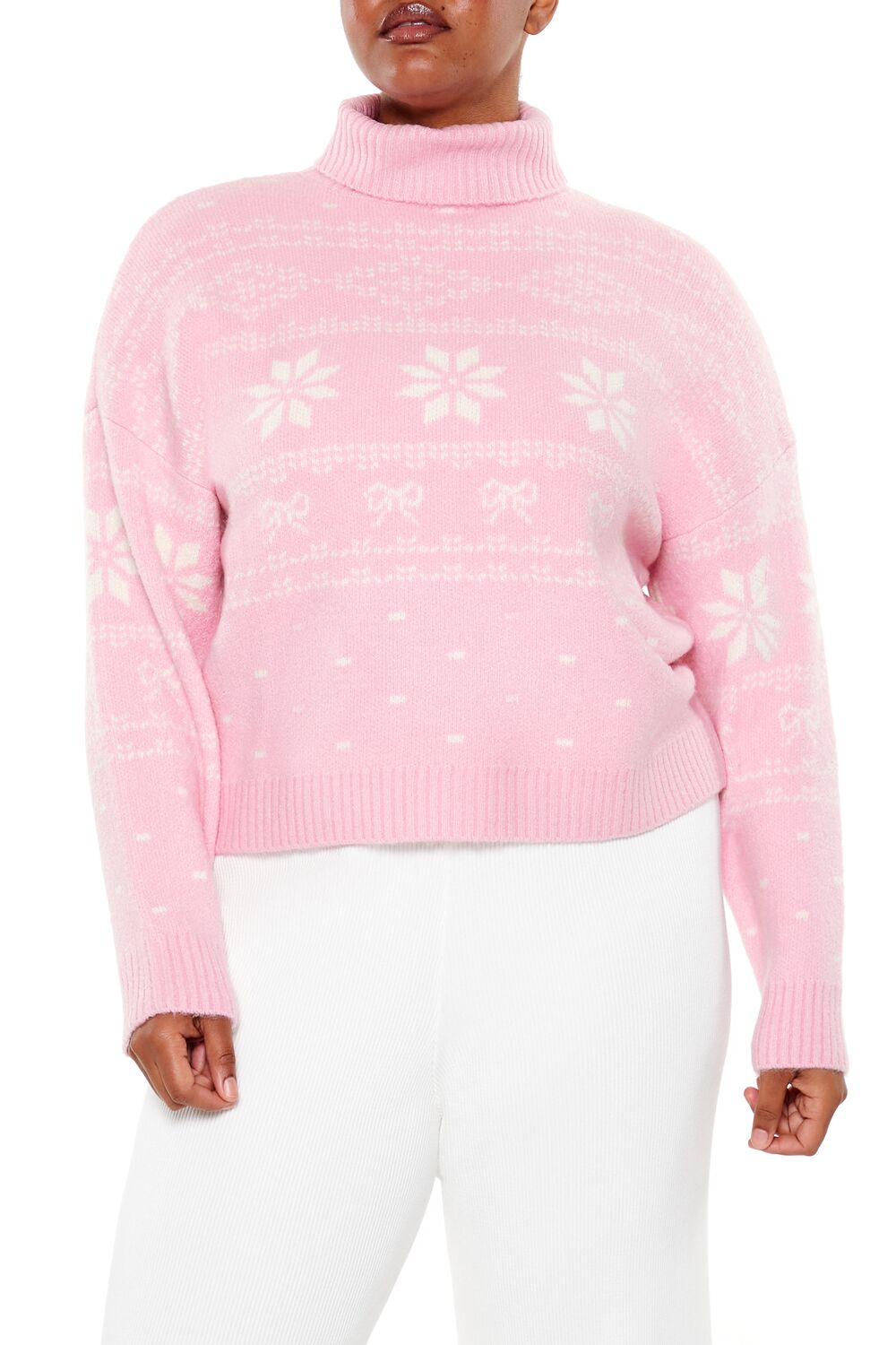 Plus Size Turtleneck Fair Isle Sweater | Forever 21 Womens