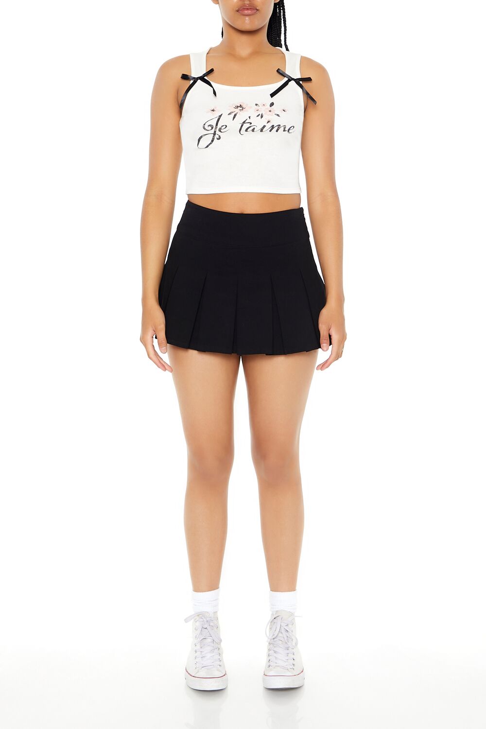 Je Taime Cropped Tank Top | Forever 21 Womens